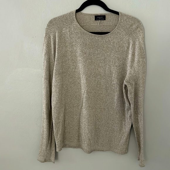 Zara Shirts Zara Mens Basics Long Sleeve Knit Shirt Poshmark